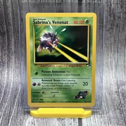 Sabrina's Venonat 96/132 Gym Heroes Pokemon Card TCG NM - Image 1