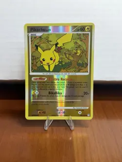 Pikachu 94/123 Reverse Holo Mysterious Treasures Pokemon Card 2007 LP - Image 1