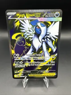 Mega Absol EX 161/132 Mega Evolution Full Art Holo Pokemon Card - Image 1