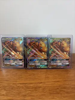 Pokemon TCG Dragonite GX Holo Ultra Rare Card Unified Minds 152/236 - Image 1