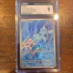 Pokemon TCG Frillish Illustration Rare Holo White Flare Card 126/086 CGC 9 - Image 1