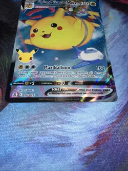 Pokemon TCG Flying Pikachu VMAX Holo Ultra Rare Card 007/025 Mint Condition - Image 2