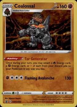 Coalossal - SWSH054 Promo SWSH: Sword & Shield Promo Cards NM - Image 1