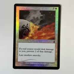 Magic The Gathering Odyssey Set Sphere Of Law Foil 50/350 - Image 1