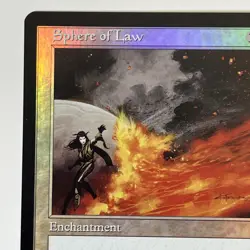 Magic The Gathering Odyssey Set Sphere Of Law Foil 50/350 - Image 2