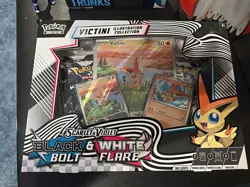 Pokemon Black Bolt & White Flare Victini Illustration Collection Box Booster Pac - Image 3