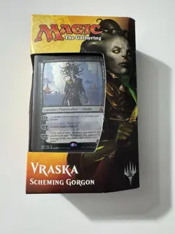 Magic-MTG Vraska, Scheming Gorgon Rivals Of Ixalan Planeswalker Deck SEALED! - Image 1