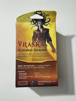 Magic-MTG Vraska, Scheming Gorgon Rivals Of Ixalan Planeswalker Deck SEALED! - Image 2