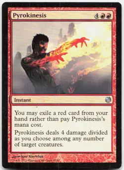 Pyrokinesis 32 Uncommon Duel Decks: Heroes vs. Monsters Magic: The Gathering NM - Image 1