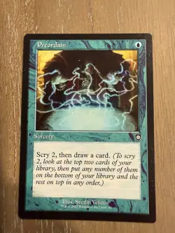 MTG Preordain Retro Frame - The Brothers' War Commander #092 - Image 1