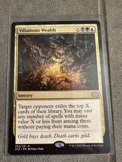 MTG [x1] Villainous Wealth Double Masters 2022 Near Mint, English - Image 1