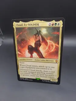 MTG ~ Cloud, Ex-SOLDIER Regular ~ Final Fantasy ~ Near Mint ~ Mythic - Image 3