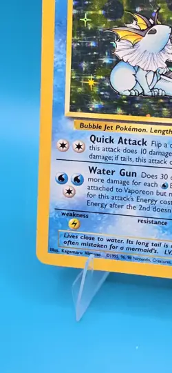 Vaporeon 12/64 Holo Rare Unlimited Jungle Pokemon ( B9) - Image 5