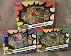 Pokemon TCG: Ascended Heroes Mega Ex Boxes - Emboar/Feraligatr/Meganium - Sealed - Image 1