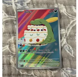 Gulpin 154/142 Sv07: Stellar Crown Illustration Rare Holo English Basic 70 HP - Image 1