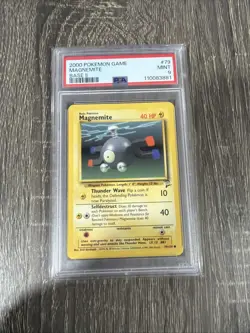 2000 POKEMON BASE SET 2 #79 MAGNEMITE PSA 9 - Image 1