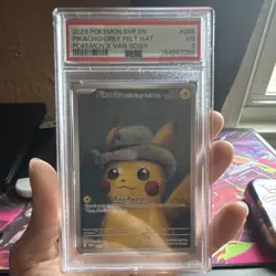 Pokemon Pikachu with Grey Felt Hat 85 Scarlet & Violet Promo Full Art PSA 3 2023 - Image 1