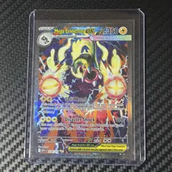 Pokemon Mega Eelektross EX 278/217 XY Secret Rare Full Art Holo 2015 - Image 1