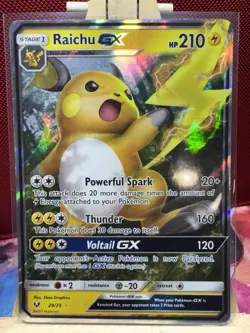 Raichu GX 29/73 Holo GX Rare Shining Legends Pokemon Near Mint - Image 1