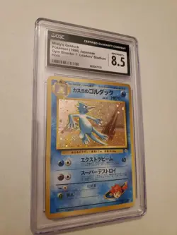 Pokemon 1998 Gym Booster 1: Leader's Stadium Misty's Golduck CGC 8.5 - Image 1