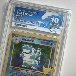 Pokemon Blastoise 2/102 Celebrations - ACE 10 GEM MINT - Image 3