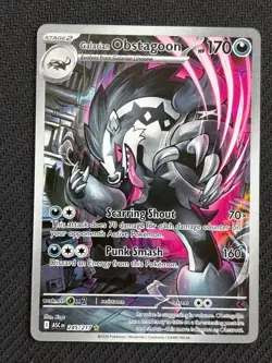 Pokemon Card Galarian Obstagoon 245/217 Ascended Heroes Illustration Rare NM - Image 1