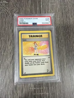 2000 POKEMON BASE SET 2 #104 LASS PSA 9 - Image 1