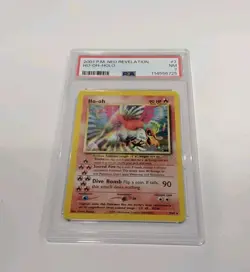 2001 Pokemon Neo Revelation #7 Ho-Oh Holo PSA 7 NM - Image 1