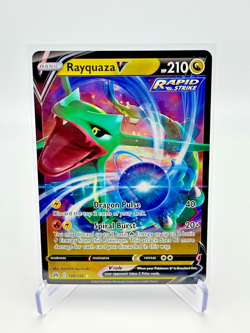 Pokemon TCG Rayquaza V 100/159 Crown Zenith Holo Ultra Rare Near Mint/Mint - Image 1