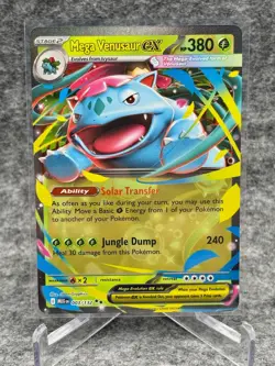 Pokemon Mega Venusaur EX 003/132 Me01: Mega Evolutions - Image 1
