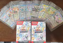 Pokemon TCG Prismatic Evo Booster Bundle (2) + Surprise Box Promo Set Sealed - Image 1