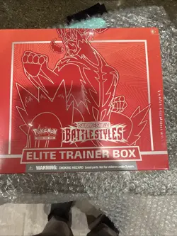 🔥 Pokemon TCG Sword & Shield - Battle Styles - Elite Trainer Box ETB RED - CASE - Image 1