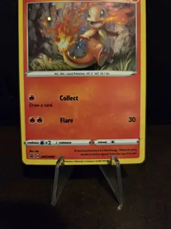 Pokemon TCG Charmander SWSH092 Cosmos Holo Promo 🌟Holo Bleed🌟 - Image 3