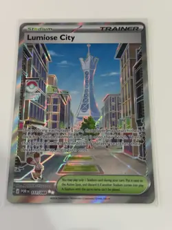 Lumiose City 111/088 Rare Holo Trainer-Stadium Pokemon TCG Perfect Order - Image 1