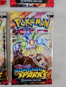 Pokemon Scarlet & Violet Surging Sparks Booster Pack X 4 Factory Sealed New - Image 5