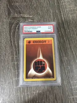 2000 Pokemon Base 2 Fighting Energy #125 PSA 9 MINT - Image 1