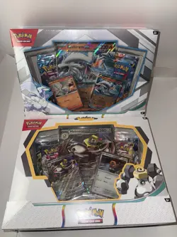 Pokemon PCG Black Kyurem/Melmetal EX Reshiram/Archaludon Collection Box Bundle - Image 2