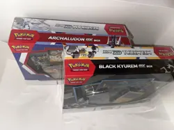 Pokemon PCG Black Kyurem/Melmetal EX Reshiram/Archaludon Collection Box Bundle - Image 3