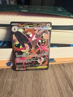 Pokemon Mega Lopunny EX 128/094 Holo Ultra Rare Full Art Me02 Stage 1 330 HP - Image 2