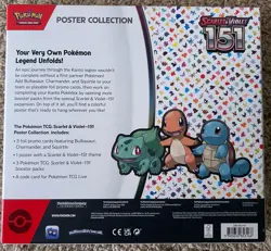 Pokemon 151 Poster Collection Box - 3 packs - Image 4