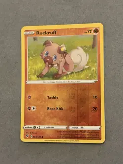 Pokemon TCG Rockruff 094/185 Vivid Voltage Reverse Holo NM/M - Image 2