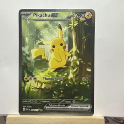 Pokemon TCG Pikachu EX 276/217 SIR Ascended Heroes - Pack Fresh - Image 2