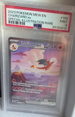 Pokemon Charizard ex 199/165 Scarlet & Violet 151 Special Illustration EX Holo … - Image 1