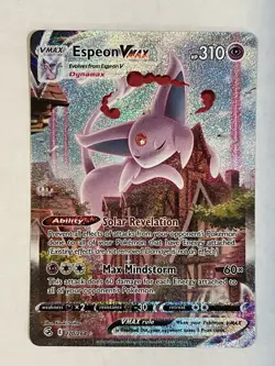 Espeon VMAX (Alternate Art Secret) 270/264 Swsh08: Fusion Strike Holo Pokemon - Image 1