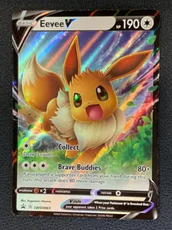 Eevee V SWSH065 Sword & Shield Promo Pokemon - Image 1