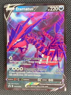 Eternatus V SWSH064 Black Star Promo Holo Sword & Shield Pokemon - Image 1