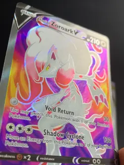 Zoroark V & Vstar SWSH297 SWSH298 Holo Black Star Promo Pokemon - Image 2
