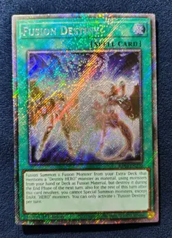 Near Mint Yugioh Fusion Destiny - Platinum Secret Rare 1st Edition RA03-EN270 - Image 1