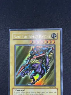 Yu-Gi-Oh Gaia The Fierce Knight LOB-006 Original Print Foil Shift NM-Mint - Image 2