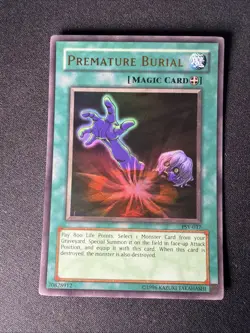 Yu-Gi-Oh! Premature Burial Pharaoh's Servant PSV-037 Ultra Rare Unlimited LP/MP - Image 1